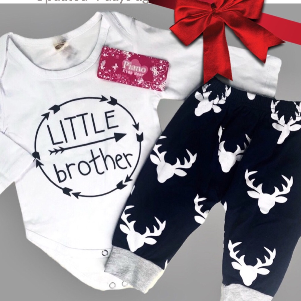 Piano Kids Wear Infant Boy 2 Pc. Winter Set Size 0-3 Month